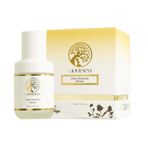 7 Journeys Glow Renewal Serum with peptides and superfruits for hydrated skin