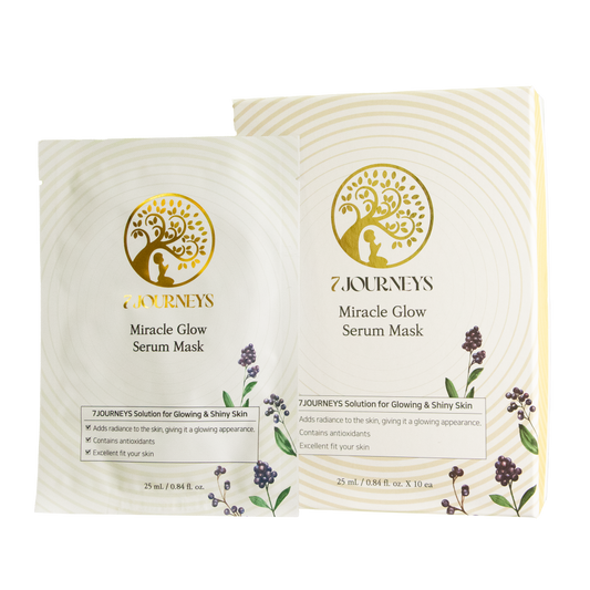 7 Journeys Miracle Glow Serum Mask 25ml (10 Sheets)